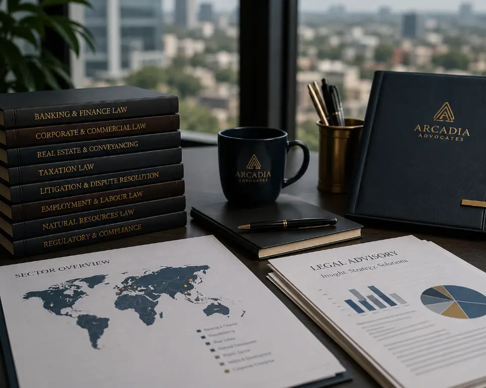 Arcadia Advocates sector-focused legal advisory for institutional and commercial clients in Uganda