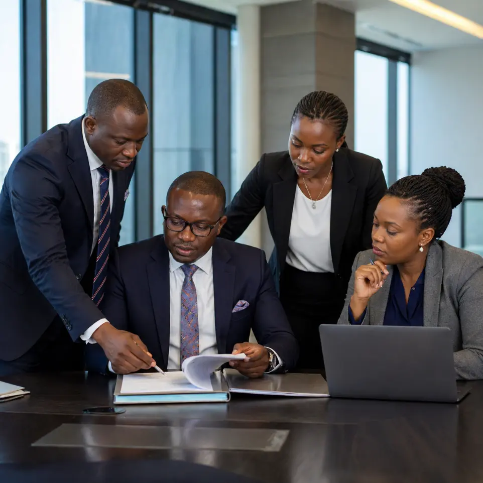 Arcadia Advocates legal professionals reviewing documents for commercial legal advisory